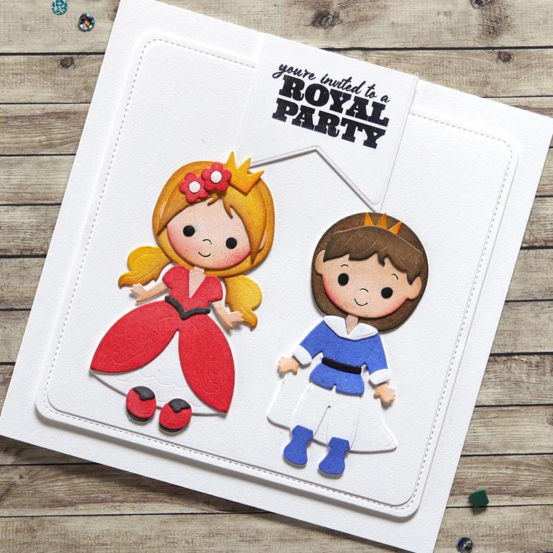 Prince & Frog Sentiments - Clear Stamps