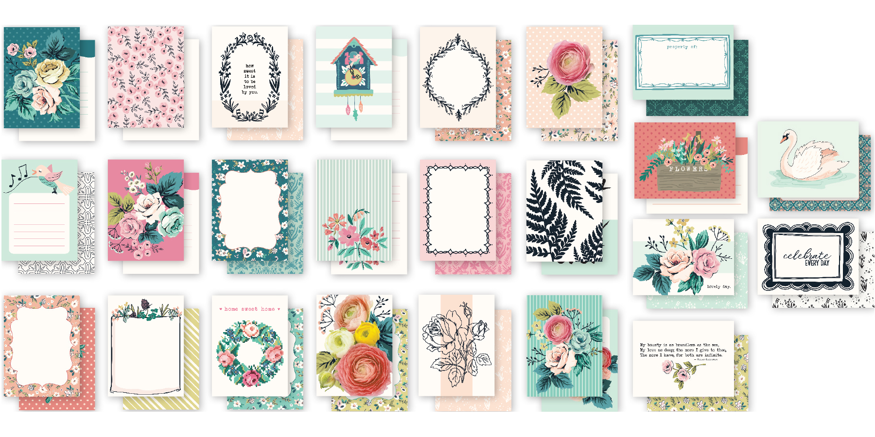 Journal Cards - Splendor Collection - My MindÂ´s Eye