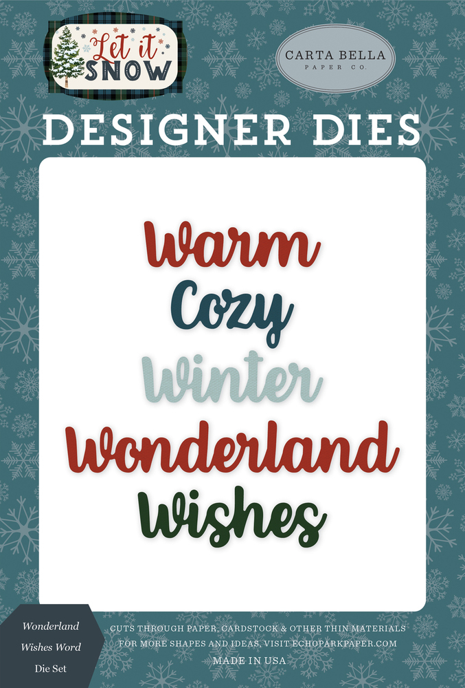 Wonderland Wishes - Let it Snow - Carta Bella