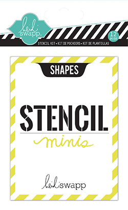 Shapes - Color Magic 3 x 4 Stencil Minis