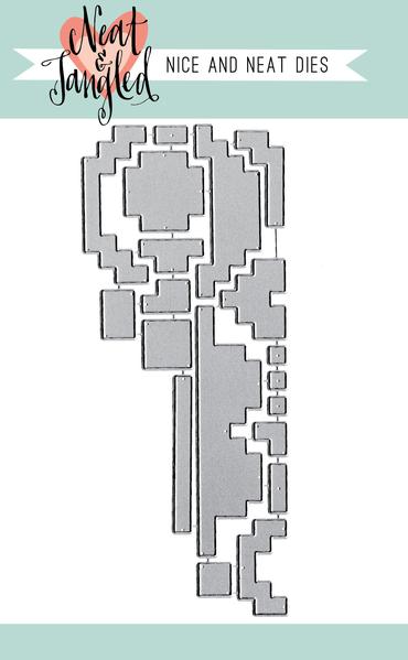 Pixelated Faces - Nice and Neat Dies Pixelated Faces - Nice and Neat Dies