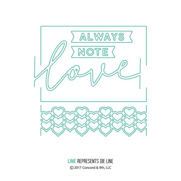 Love Always Frame - Dies