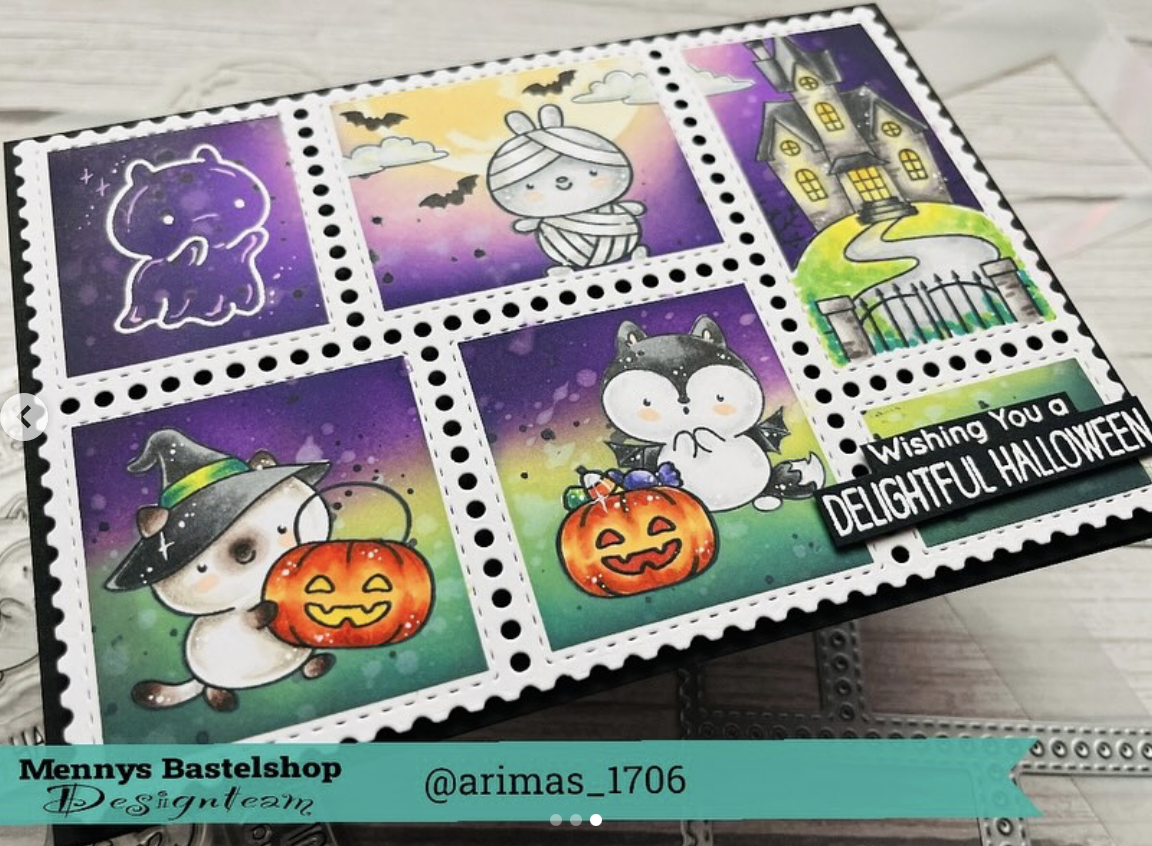 Postage Collage Die A7 Postage Collage Die A7