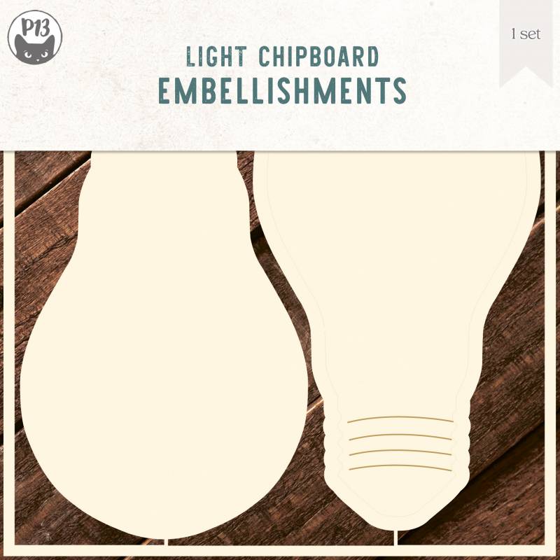 Base Bulb 01 - Light Chipboard Embelishments