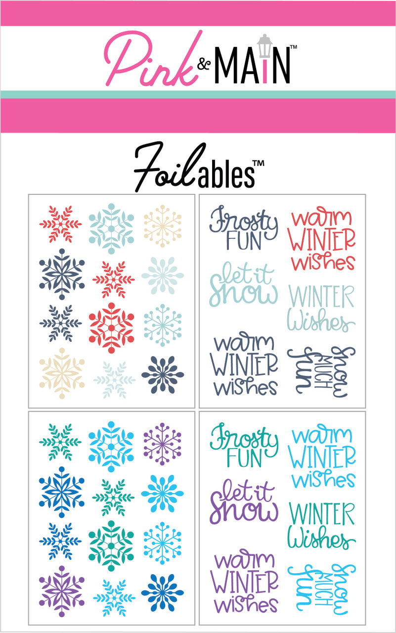 Winter Spotlight Sayings - Foilables® Panels 