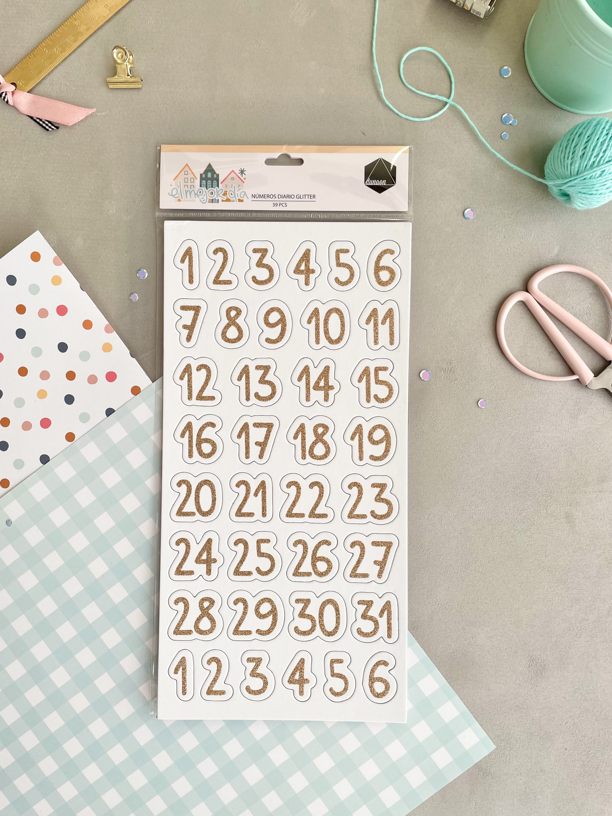 Numeros - Chipboard Numeros - Chipboard