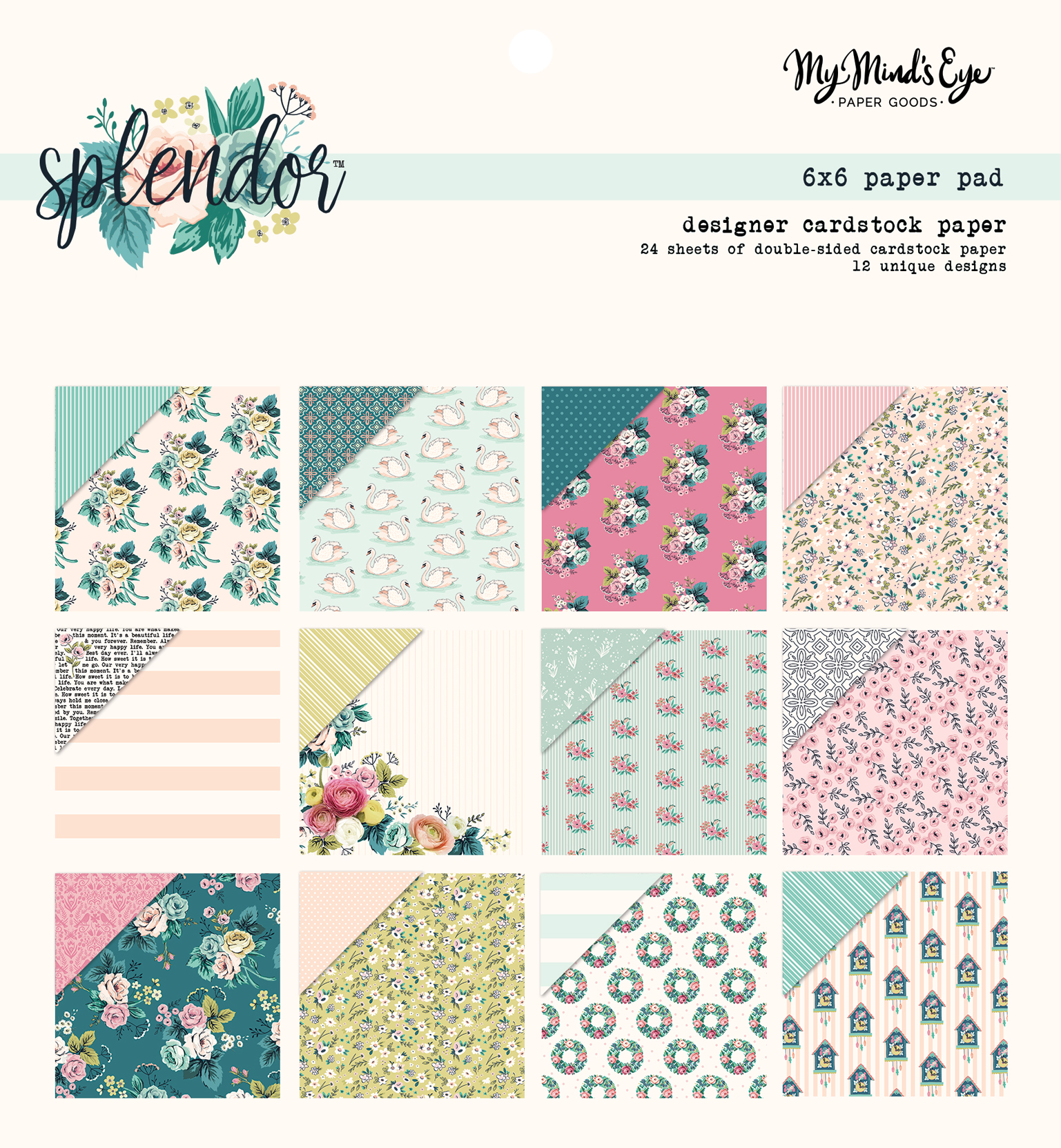 6Ã—6 Paper Pad - Splendor Collection - My MindÂ´s Eye