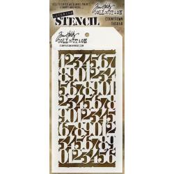 Countdown - Tim Holtz Layering Stencil