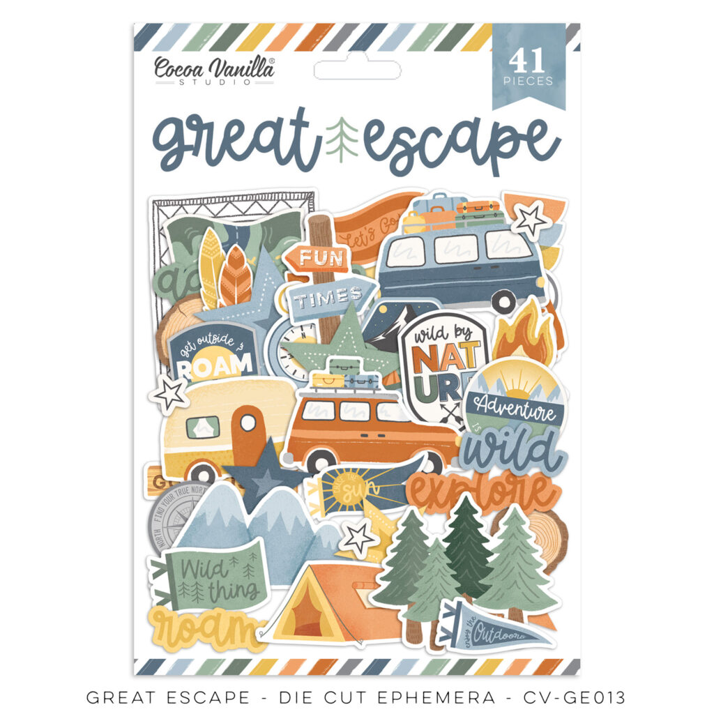 Die Cut Ephemera - GREAT ESCAPE
