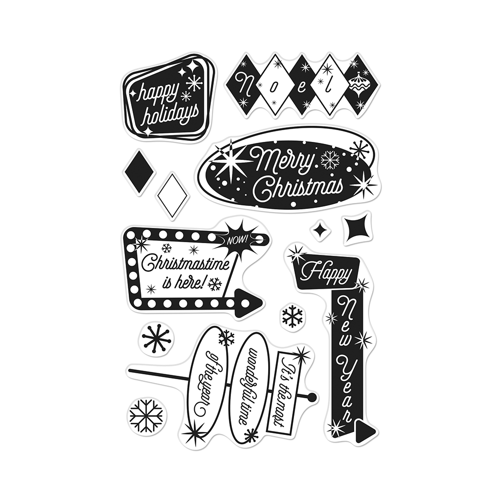 Retro Christmas Messages