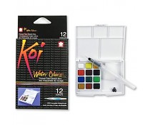 Koi Watercolor Field Sketch Box Set - 12 Color Palette