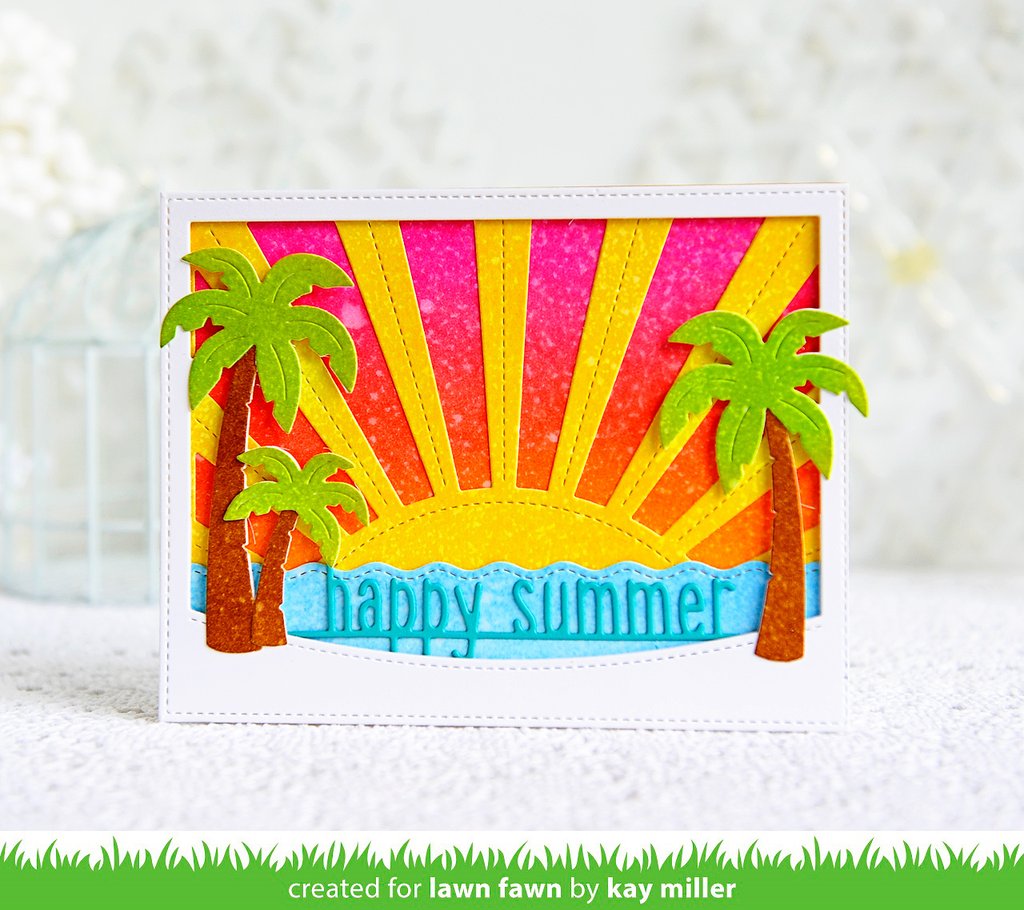 Happy Summer Line Border - lawn cuts Happy Summer Line Border - lawn cuts