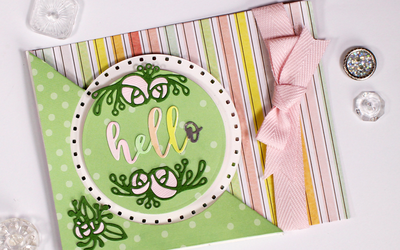 Flip Card, Dashed Circle - Die Set