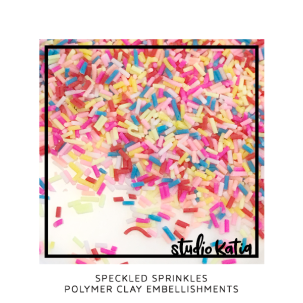 Speckled Sprinkles Polymer Clay - Studio Katia Speckled Sprinkles Polymer Clay - Studio Katia