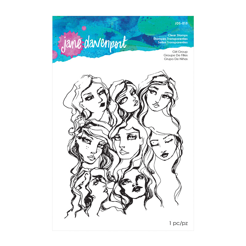 Girl Group - Acrylic Stamps - Jane Davenport
