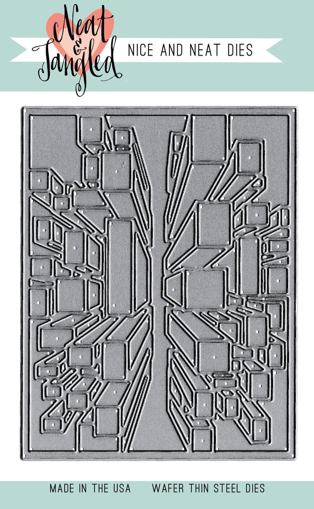Exploding Blocks Cover Plate - Nice and Neat Dies