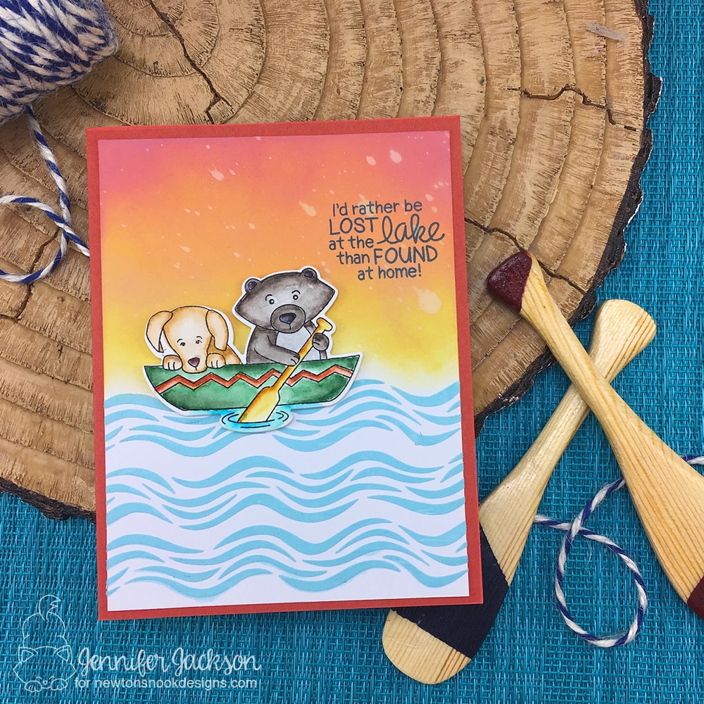 Waves - Stencil Waves - Stencil