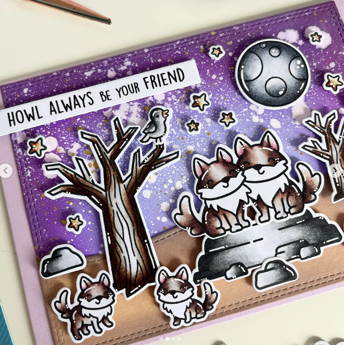 Der Wolf mit dem Mond Der Wolf mit dem Mond