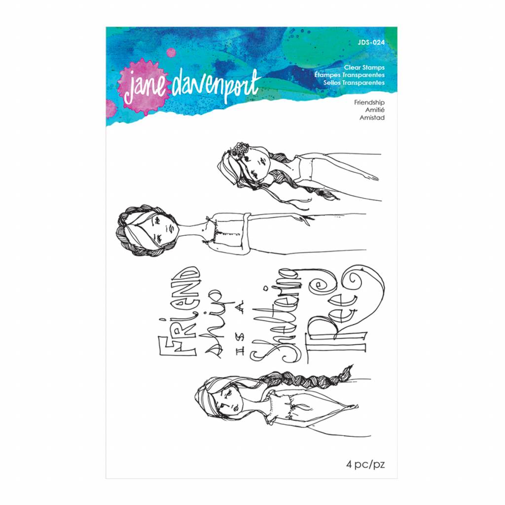 Friendship - Acrylic Stamps - Jane Davenport