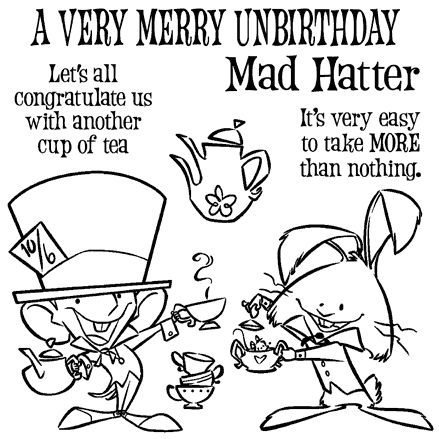 Mad Hatter - Rubberstamp Mad Hatter - Rubberstamp