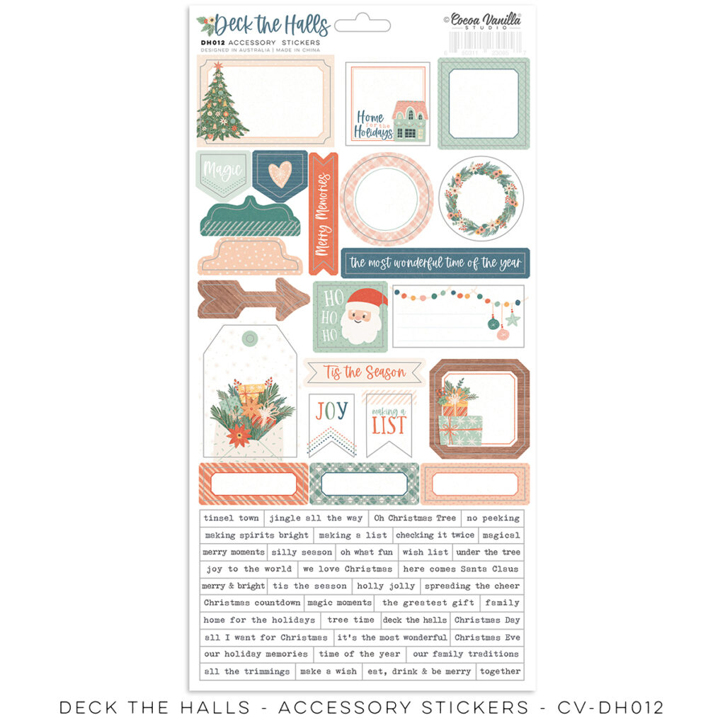 Accessory Stickers - Deck The Halls Accessory Stickers - Deck The Halls
