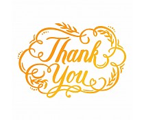 Ultimate Crafts Thank You Hotfoil Stamp Ultimate Crafts Thank You Hotfoil Stamp