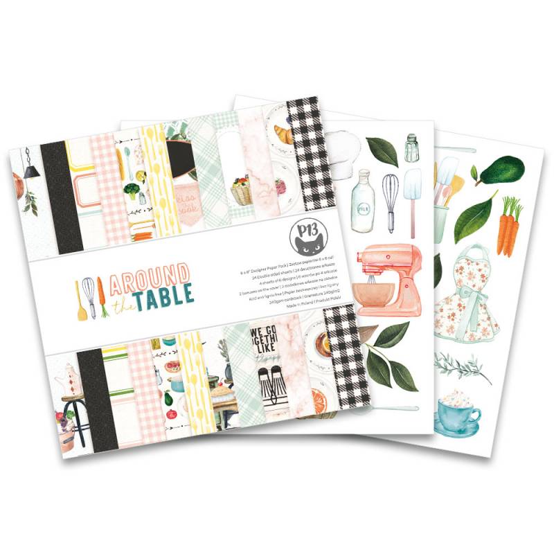 Around the Table - 6"x6" - Paper Pad