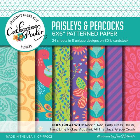 Peacock & Paisleys - Patterned Paper
