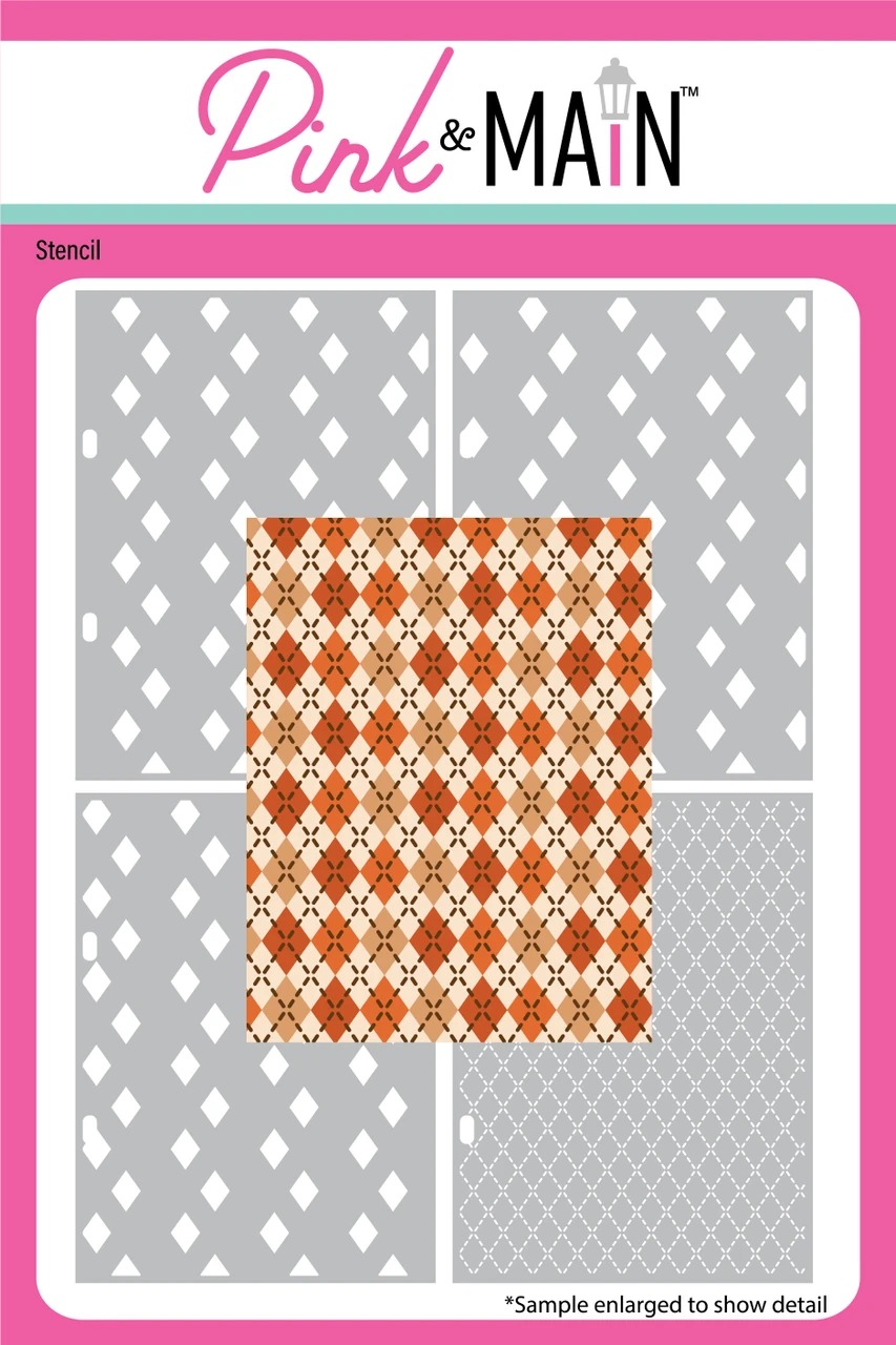 Argyle Layering - Stencils (Set of 4) Argyle Layering - Stencils (Set of 4)