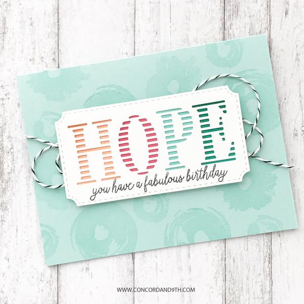 Hope Label - Dies Hope Label - Dies