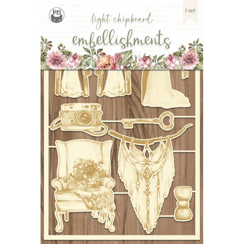 Always and forever 04 - Light Chipboard Embelishments - Always and Forever