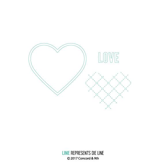 Quilted Heart - Dies Quilted Heart - Dies