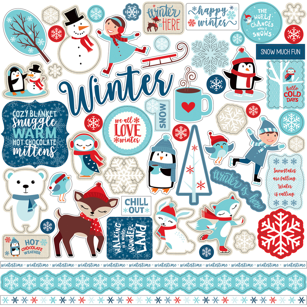 Celebrate Winter Element Sticker - Celebrate Winter - Echo Park Celebrate Winter Element Sticker - Celebrate Winter - Echo Park