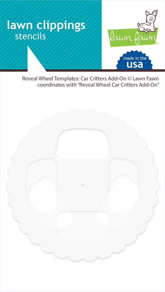Car Critters Add-On - Reveal Wheel Templates