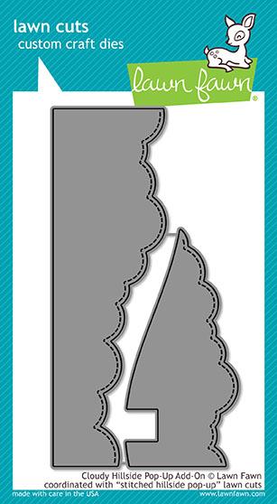 Cloudy Hillside Pop-up Add-on - Lawn Cuts