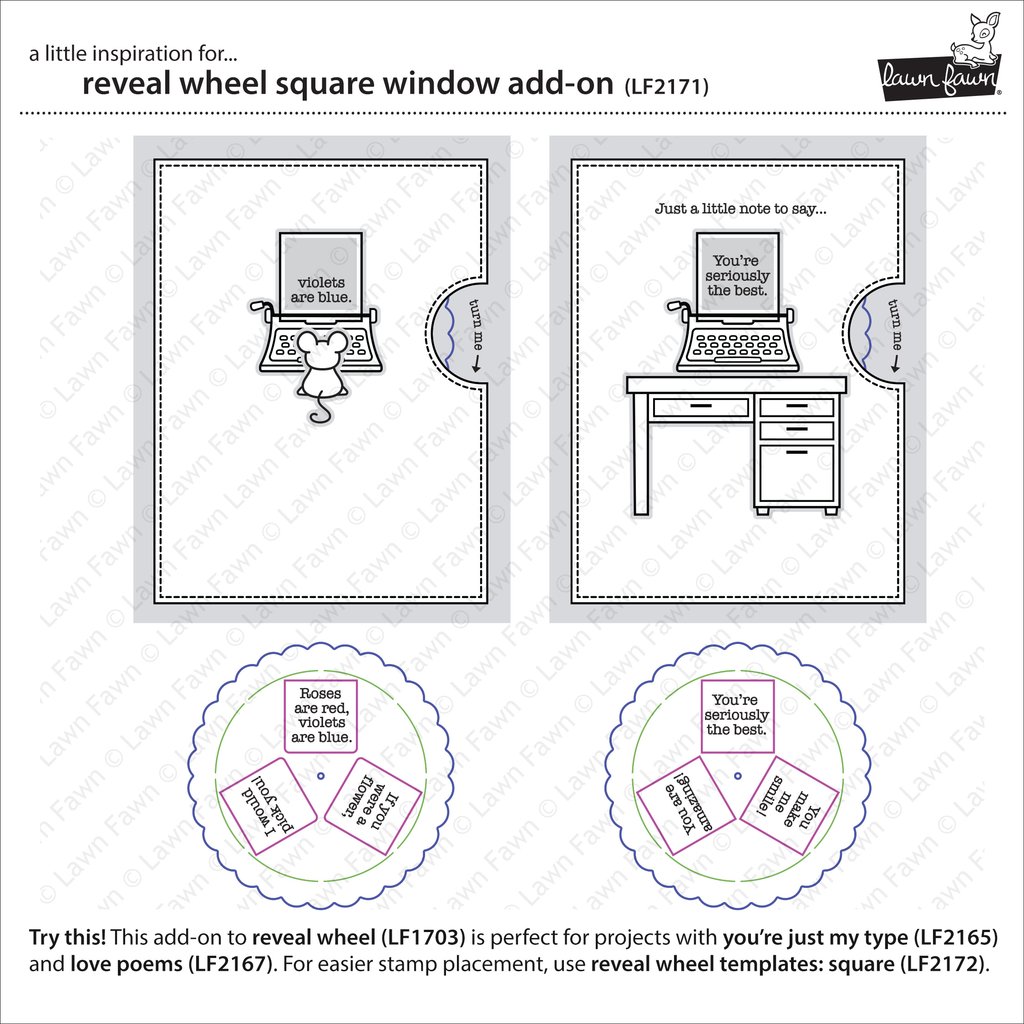 Reveal Wheel Square Window Add-On - lawn cuts Reveal Wheel Square Window Add-On - lawn cuts