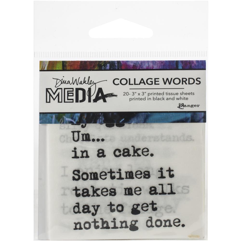 #3 - Dina Wakley Media Collage Tissue Paper