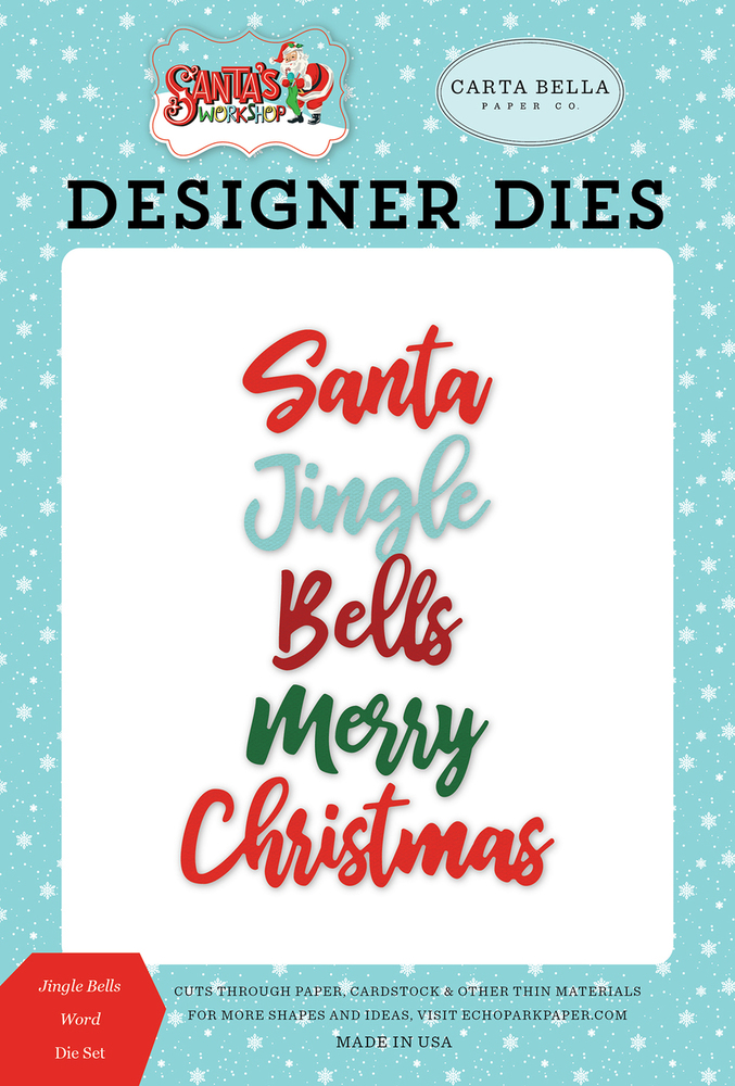 Jingle Bells Word Die Set - Carta Bella