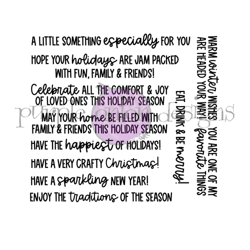 Home For The Holidays Sentiment Set Family & Friends