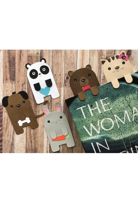 Cute Cat Bookmark - Die Set