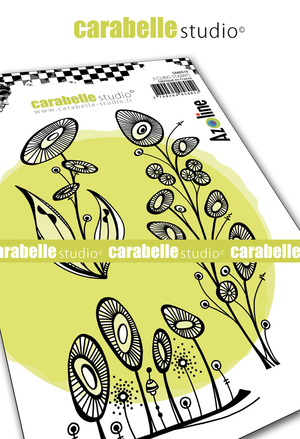 Fleurs de Soleil - Tampon A6 : by Azoline Fleurs de Soleil - Tampon A6 : by Azoline