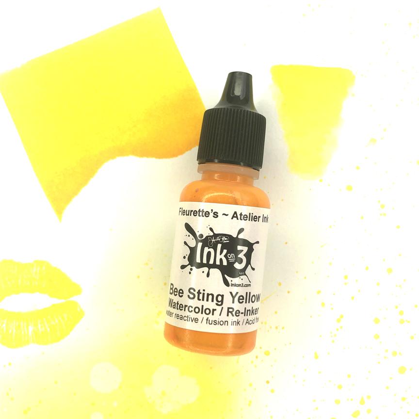 Bee Sting Yellow - Atelier Watercolor ~ Artist Grade Fusion Ink