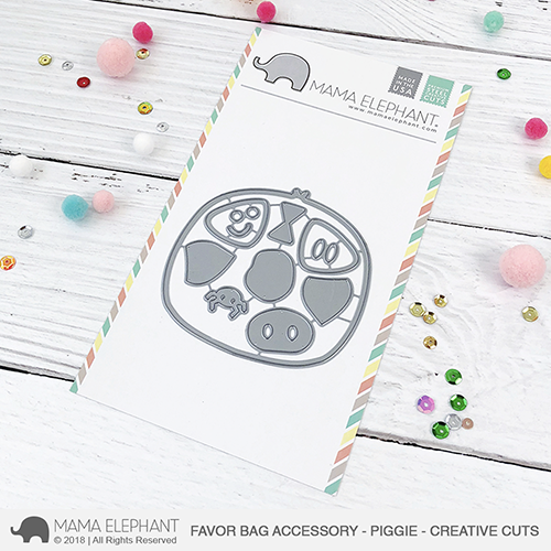 Favor Bag Accessory - Piggie - Creative Cuts Favor Bag Accessory - Piggie - Creative Cuts
