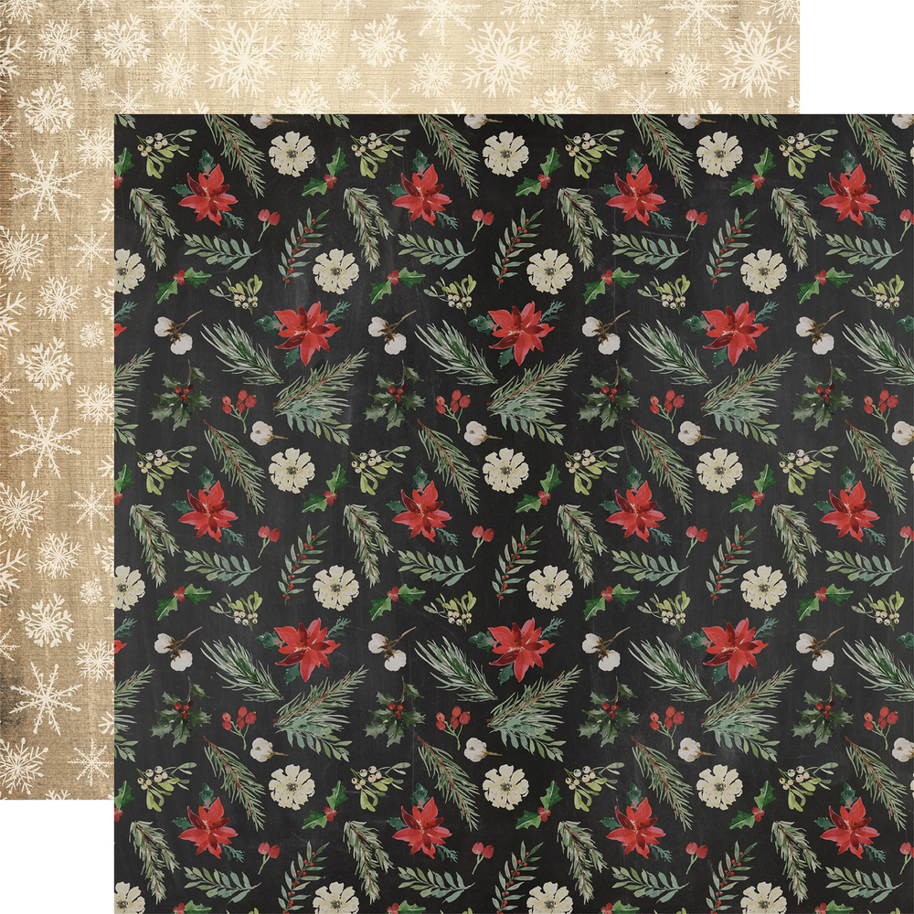 Poinsettia Pines - Carta Bella Poinsettia Pines - Carta Bella