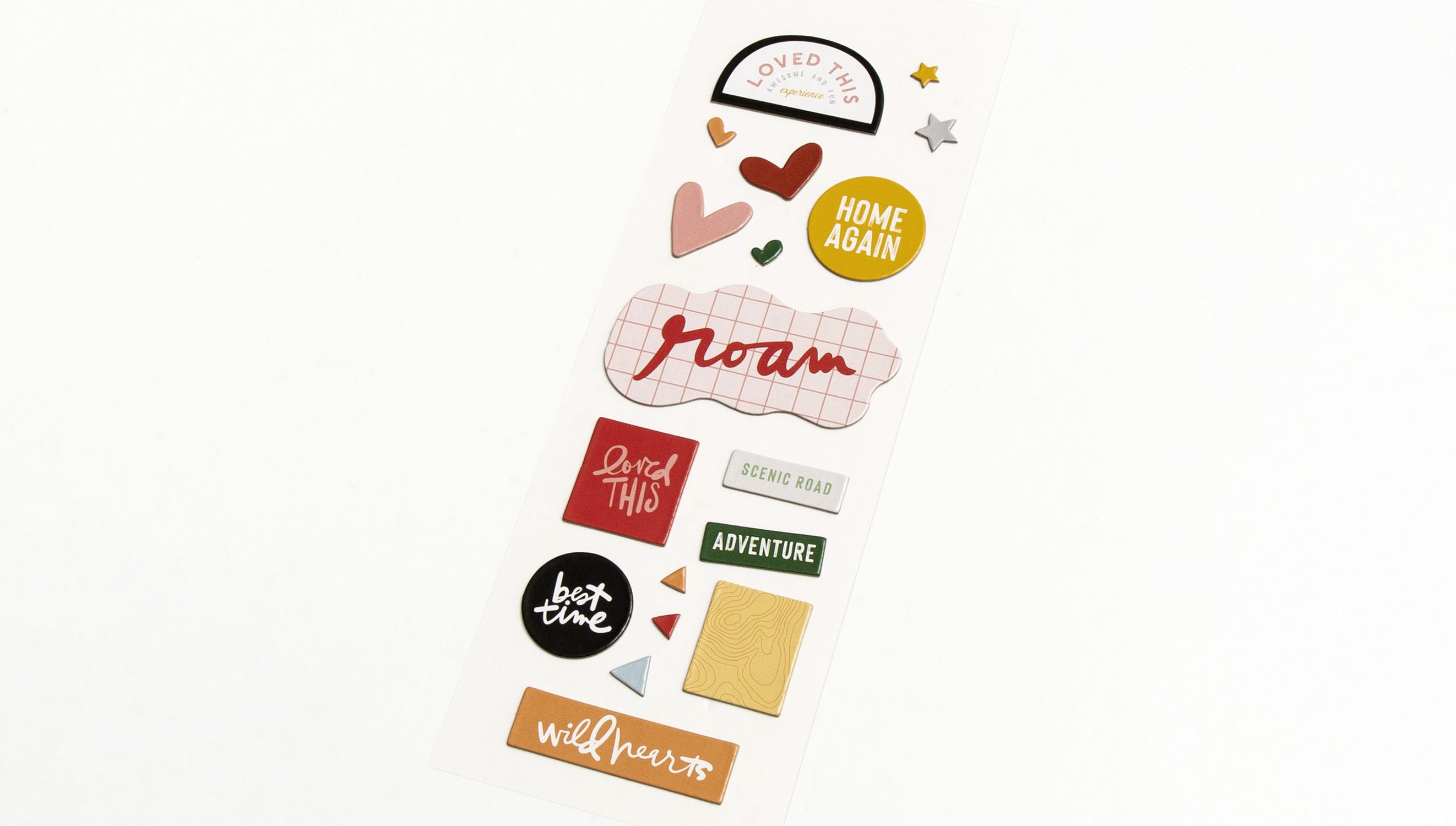 3x8 Chipboard Sheet #1 - Travel Collection 2020 3x8 Chipboard Sheet #1 - Travel Collection 2020