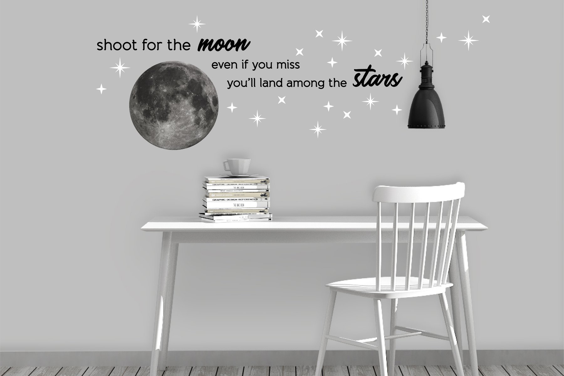 Lovely Moon Decal Set - Medium Lovely Moon Decal Set - Medium