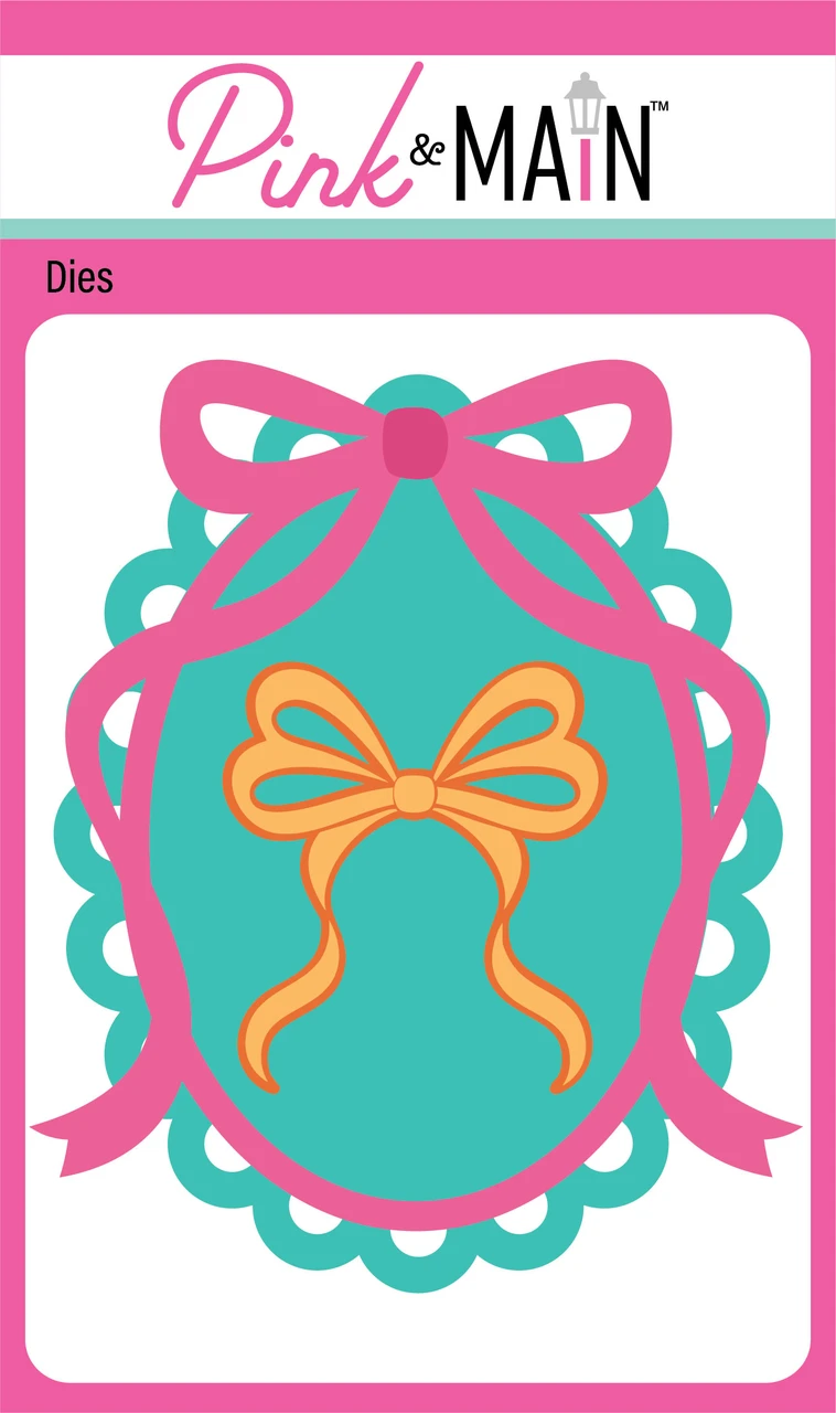 Fancy Oval with Bow - Dies