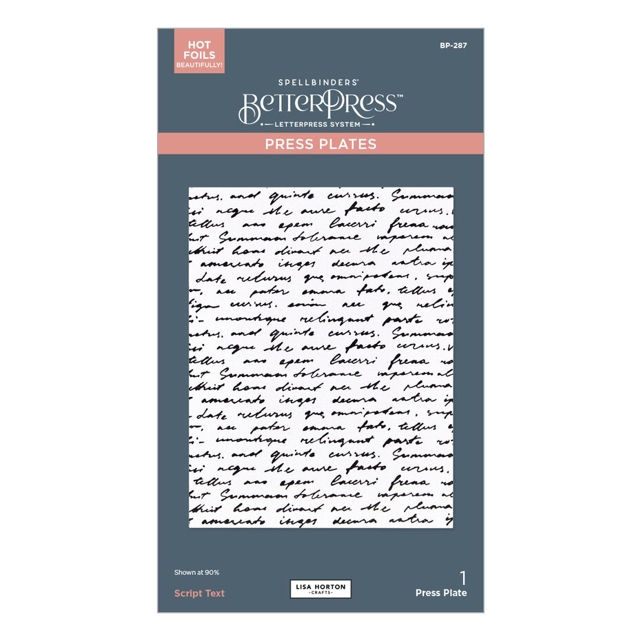 Script Text - BetterPress