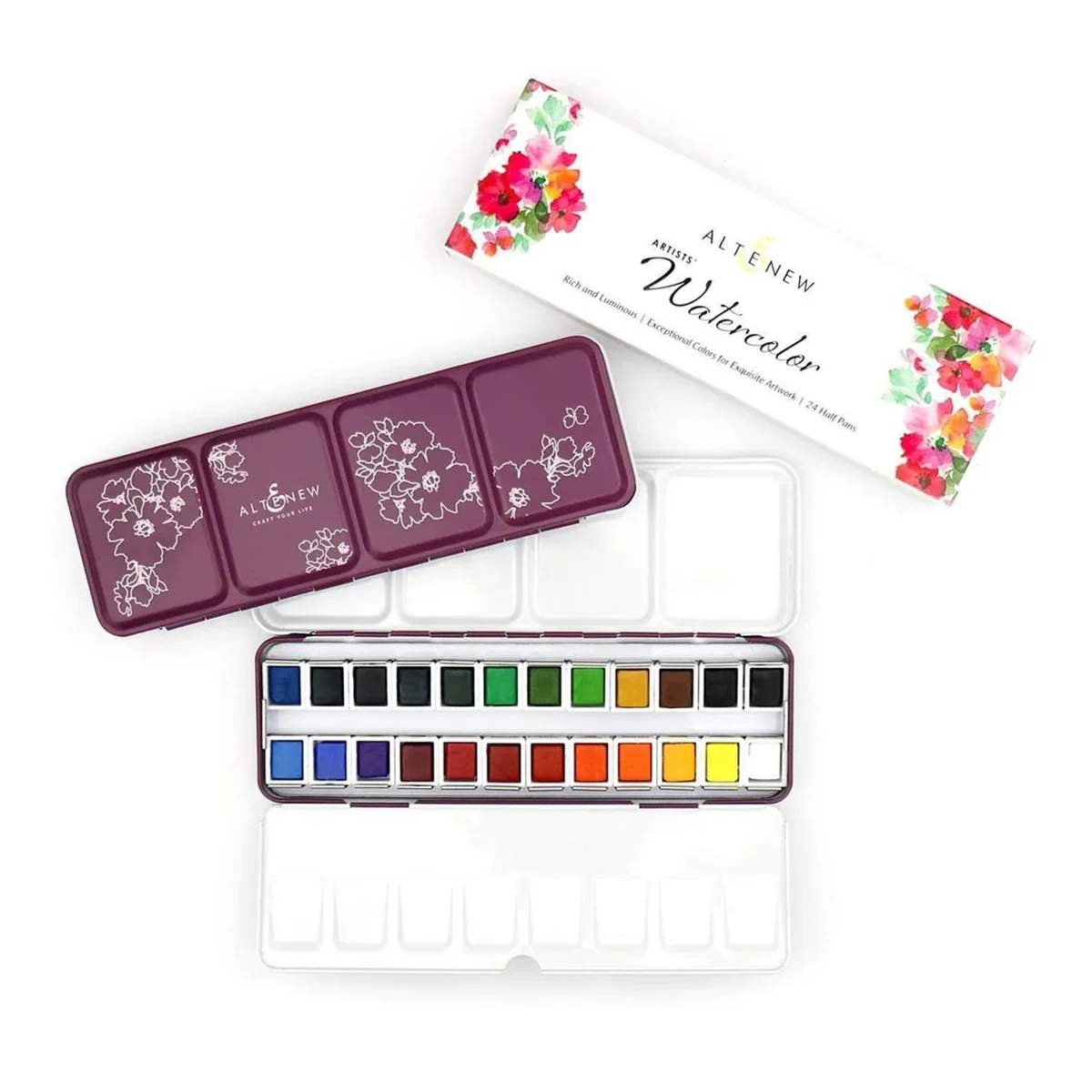 Artist Watercolor 24 Pan Set