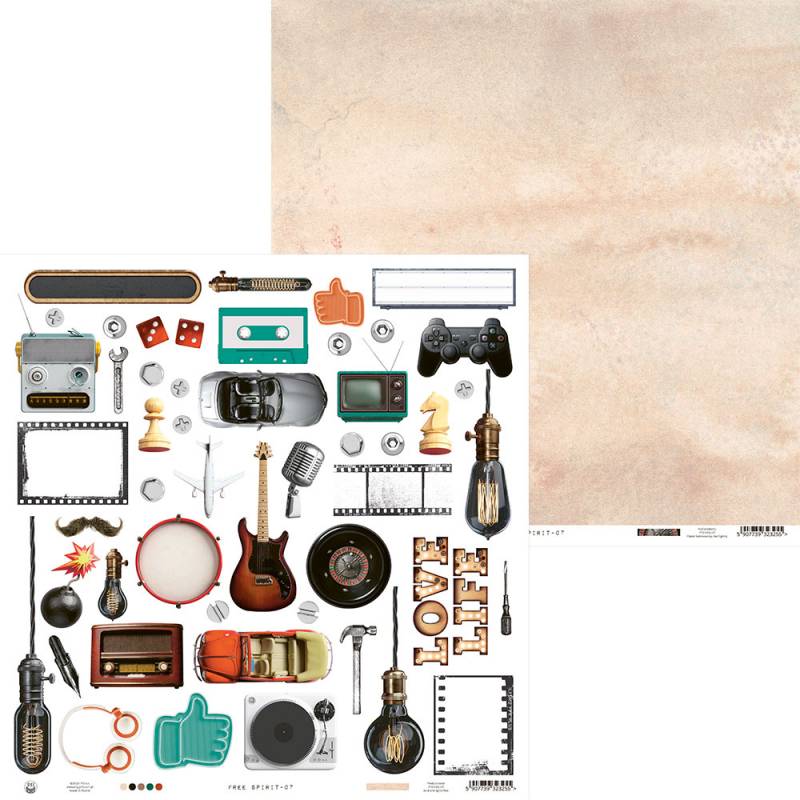 Paper 07 - 12"x12" - Free Spirit Paper 07 - 12"x12" - Free Spirit